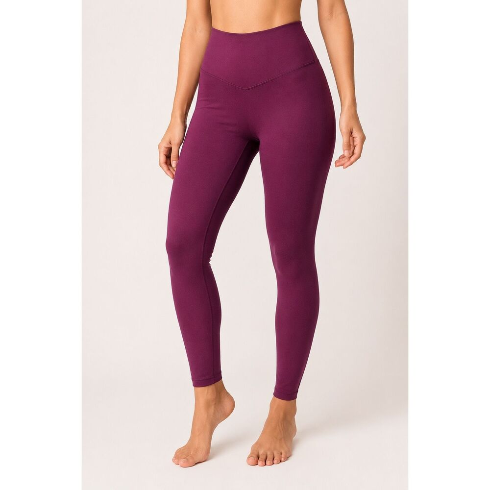 P’TULA Purple High Rise Leggings XXL Sculpt Workout Activewear